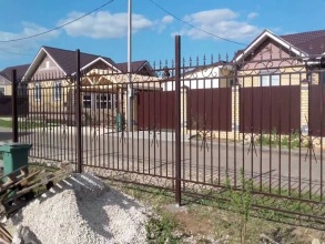 Сварные заборы с утрамбовкой щебнем 12 соток фото стоимость под ключ