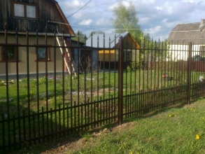 Сварные заборы с утрамбовкой щебнем 12 метров фото в Адлере