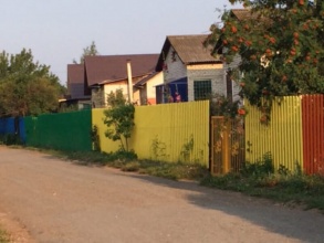 Забор из евроштакетника с забивными столбами 23 метра фото под ключ